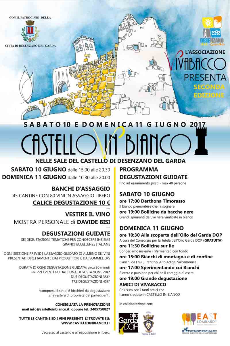 MANIFESTO castello in bianco