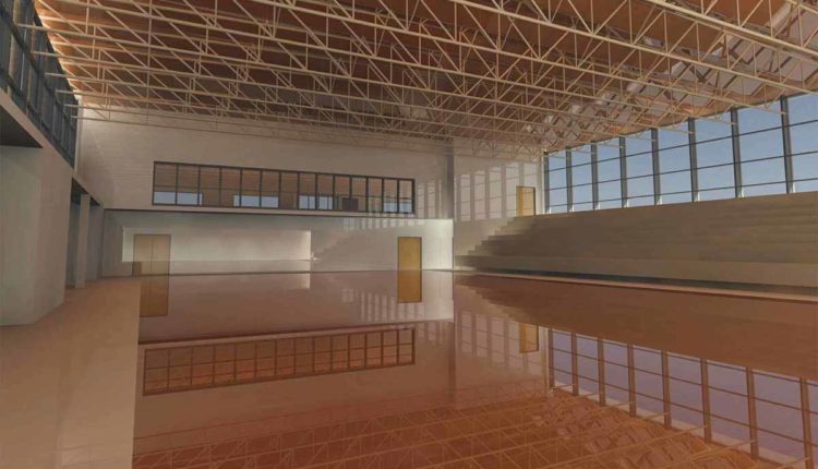 render palazzetto sport sirmione