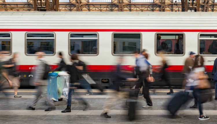 La stazione di Milano.