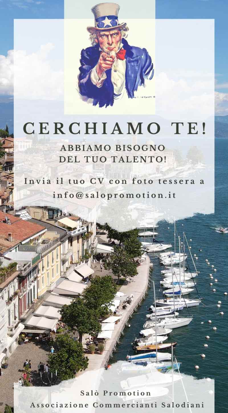 Salò promotion: cerchiamo te