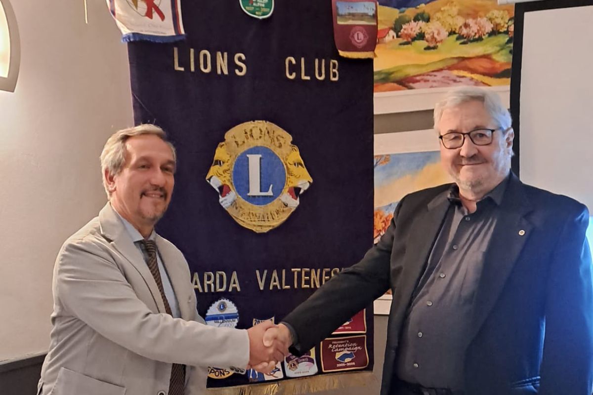 Stefano Boffelli Lions Garda Valtenesi Raimondo Dal Dosso