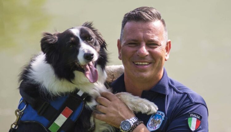 Il "Doctor dog" Andrea Grisi.