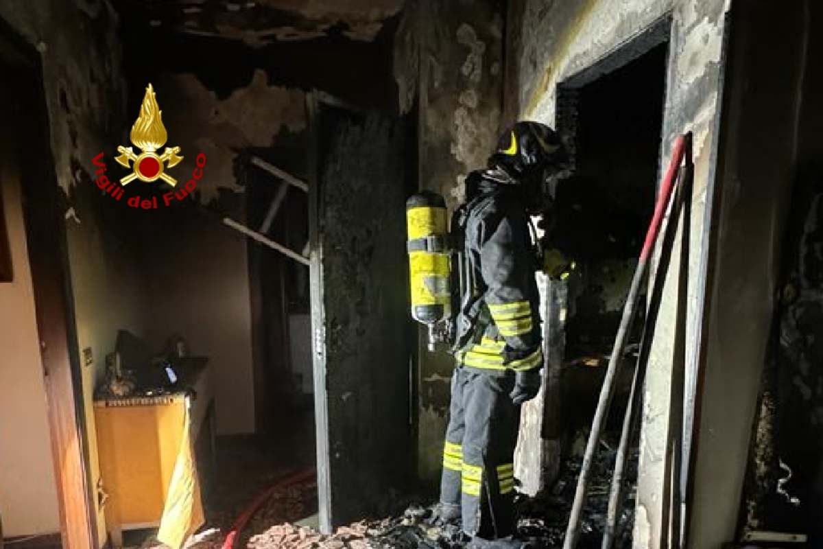 vigili del fuoco incendio