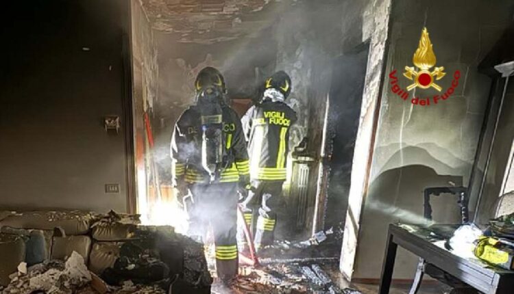 vigili del fuoco incendio