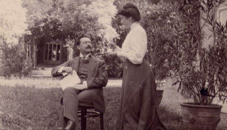Ugo Da Como e Maria Glisenti nel 1905