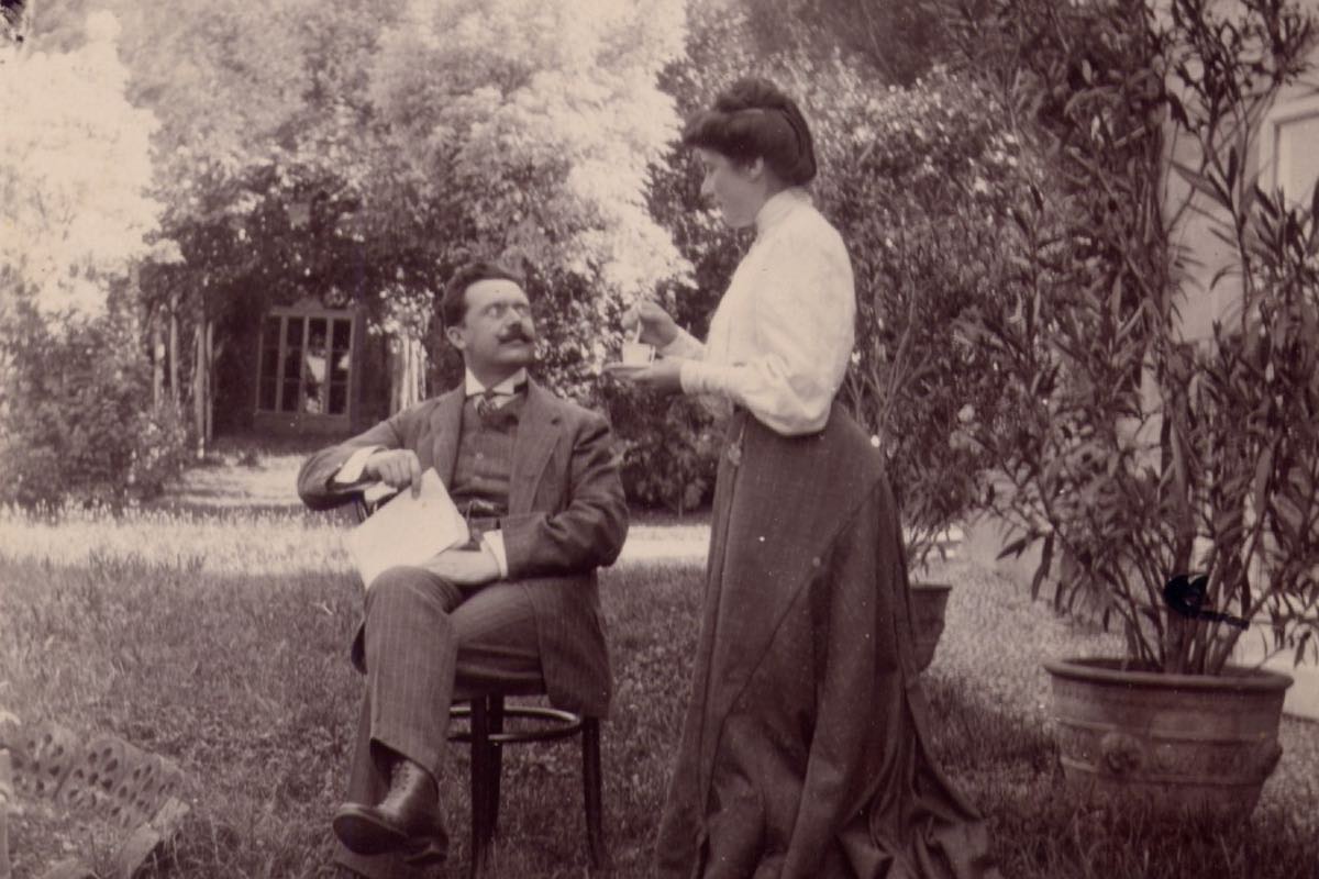 Ugo Da Como e Maria Glisenti nel 1905